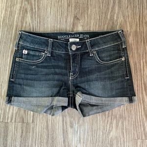 Bootlegger Denim Shorts